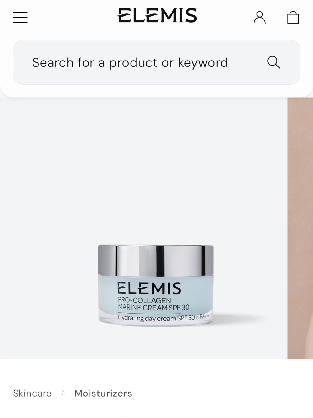 NEW Elemis Pro-Collagen Marine Cream SPF 30 Moisturizer